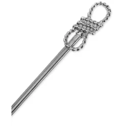 Brand new 🥰 Giani Bernini 🧨 Women's Sailor Knot Cobra Stretch Belt Silver ❤️ -Giani Bernini Shop unnamed file 419