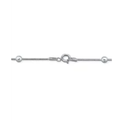 Outlet ✨ Giani Bernini Snake Link Beaded Chain Bracelet In Sterling Silver, Created For Macy's 😀 -Giani Bernini Shop unnamed file 424