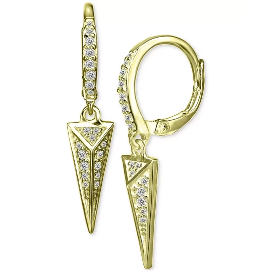 Coupon โจ Giani Bernini Cubic Zirconia Pyramid Drop Earrings, Created For Macy's Gold ๐ฅ 4 Coupon โจ Giani Bernini Cubic Zirconia Pyramid Drop Earrings, Created For Macy's Gold ๐ฅ - Image 4