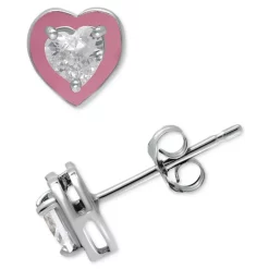 Cheap ⭐ Giani Bernini Cubic Zirconia Pink Enamel Heart Stud Earrings, Created For Macy's Gold Over Silver ✔️ 8 Cheap ⭐ Giani Bernini Cubic Zirconia Pink Enamel Heart Stud Earrings, Created For Macy's Gold Over Silver ✔️ -Giani Bernini Shop unnamed file 537