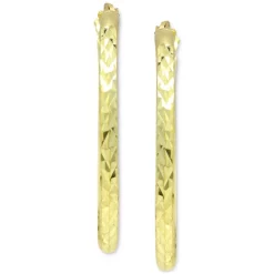 Budget 🌟 Giani Bernini Small Textured Hoop Earrings In 18k Gold-Plated Sterling Silver, 3/4, Created For Macy's 18k Gold Over Sterling Silver 😍 -Giani Bernini Shop unnamed file 560