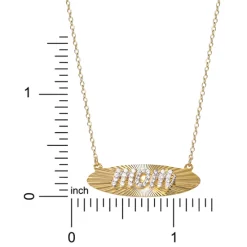 Best reviews of 😍 Giani Bernini Cubic Zirconia MOM Script Radiant Disc 18 Pendant Necklace In 18k Gold-Plated Sterling Silver, Created For Macy's 😍 -Giani Bernini Shop unnamed file 603