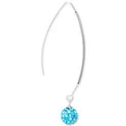 Outlet 🎁 Giani Bernini Light Blue Crystal Cluster Threader Earrings In Sterling Silver 🥰 -Giani Bernini Shop unnamed file 623