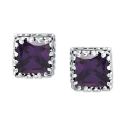 Outlet ⌛ Giani Bernini 18k Gold Over Sterling Silver Cubic Zirconia Stud Earrings (1 Ct. T.w.) ✔️