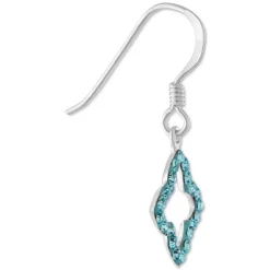 Coupon ✔️ Giani Bernini Aqua Crystal Quatrefoil Drop Earrings In Sterling Silver, Created For Macy's 🔥 -Giani Bernini Shop unnamed file 667