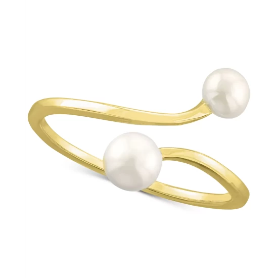 Best deal 🛒 Giani Bernini Cultured Freshwater Pearl (4 & 5mm) Bypass Ring, Created For Macy's Gold Over Silver 😍 5 Best deal 🛒 Giani Bernini Cultured Freshwater Pearl (4 & 5mm) Bypass Ring, Created For Macy's Gold Over Silver 😍 - Image 5
