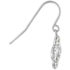 Hot Sale 🔥 Giani Bernini Crystal Quatrefoil Drop Earrings In Sterling Silver, Created For Macy's 🛒 -Giani Bernini Shop unnamed file 730