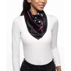 New 💯 Giani Bernini Women's Scribble Hearts Square Scarf Black 💯 -Giani Bernini Shop unnamed file 735
