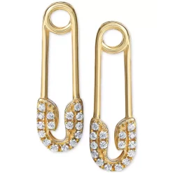 Flash Sale 👍 Giani Bernini Tricolor Interlocking Circle Drop Earrings In Sterling Silver, 18k Gold-Plate & 18K Rose Gold-Plate, Created For Macy's Tritone ⌛