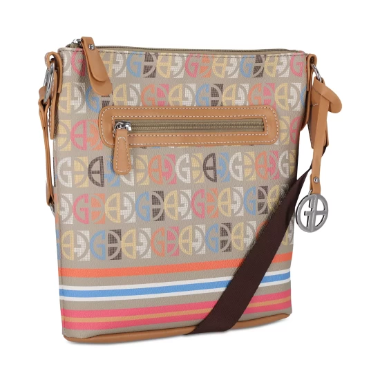 New π Giani Bernini Multi Stripe Crossbody, Created For Macy's Multi Signature Logo β 9 New π Giani Bernini Multi Stripe Crossbody, Created For Macy's Multi Signature Logo β - Image 9