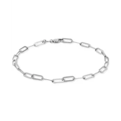 Promo ⌛ Giani Bernini 2-Pc. Set Paperclip Link Chain Necklace & Matching Bracelet, Created For Macy's Sterling Silver 🎁 -Giani Bernini Shop unnamed file 8