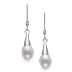 Promo 🧨 Giani Bernini Cultured Freshwater Pearl (6mm) Drop Earrings In Sterling Silver, Created For Macy's ⌛ -Giani Bernini Shop unnamed file 839