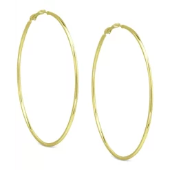 Wholesale 🧨 Giani Bernini Polished Wire Extra-Large Hoop Earrings, 80mm, Created For Macy's Gold Over Silver ⌛ -Giani Bernini Shop unnamed file 851