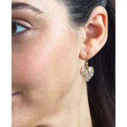 Best deal 😍 Giani Bernini Cubic Zirconia Medium Hoop Earrings, 1, Created For Macy's Sterling Silver ❤️