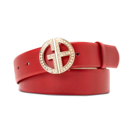 Discount β Giani Bernini π Women's Imitation Pearl Embellished Logo Belt Black β 5 Discount β Giani Bernini π Women's Imitation Pearl Embellished Logo Belt Black β - Image 5