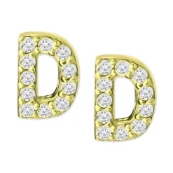 Brand new 🎁 Giani Bernini Cubic Zirconia Clip-On Hoop Earrings, Created For Macy's Gold Over Silver ⌛